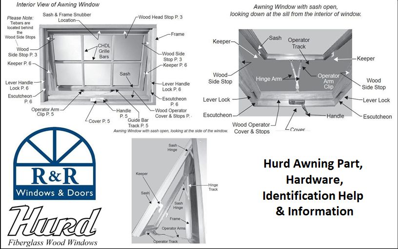 Hurd Awning Window Parts ID