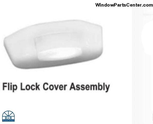 S1111FLC Roto Positive Action Locks Flip Lock Cover for Double Hung, Single Hung and Horizontal Slider Window