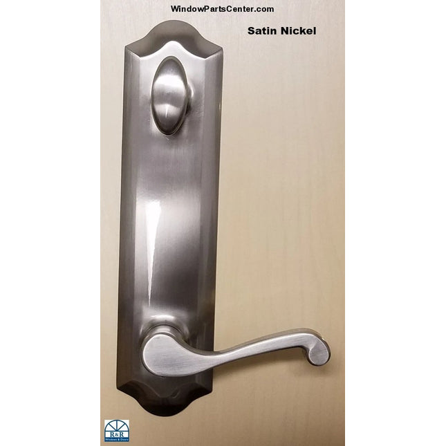 Design House 783316 Universal 6-Way Replacement Entry Latch, Satin Nickel 