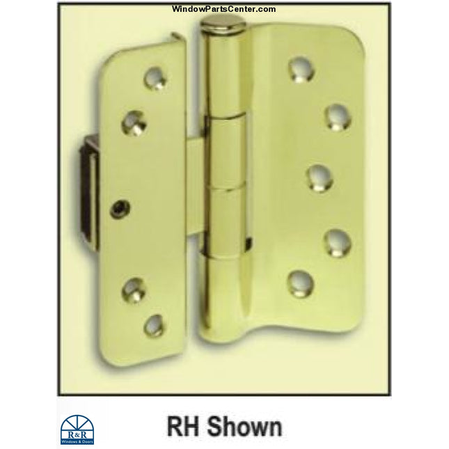 12500006R ROCKWELL M3 DUAL ADJUSTABLE LIFT OFF CONCEALED BALL BEARING HINGE  IN ANTIQUE BRASS FINISH