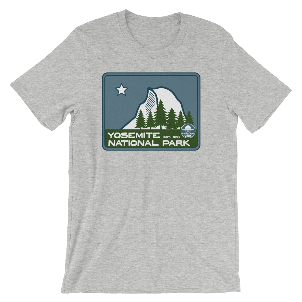 Yosemite Half Dome T-Shirt - Various Colors - National Park Geek