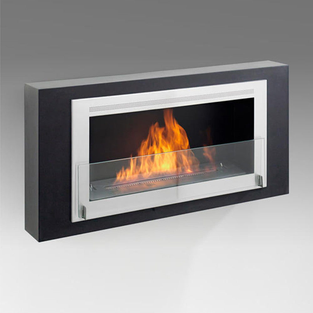 Eco Feu Montreal Wall Mounted Biofuel Fireplace Ventless