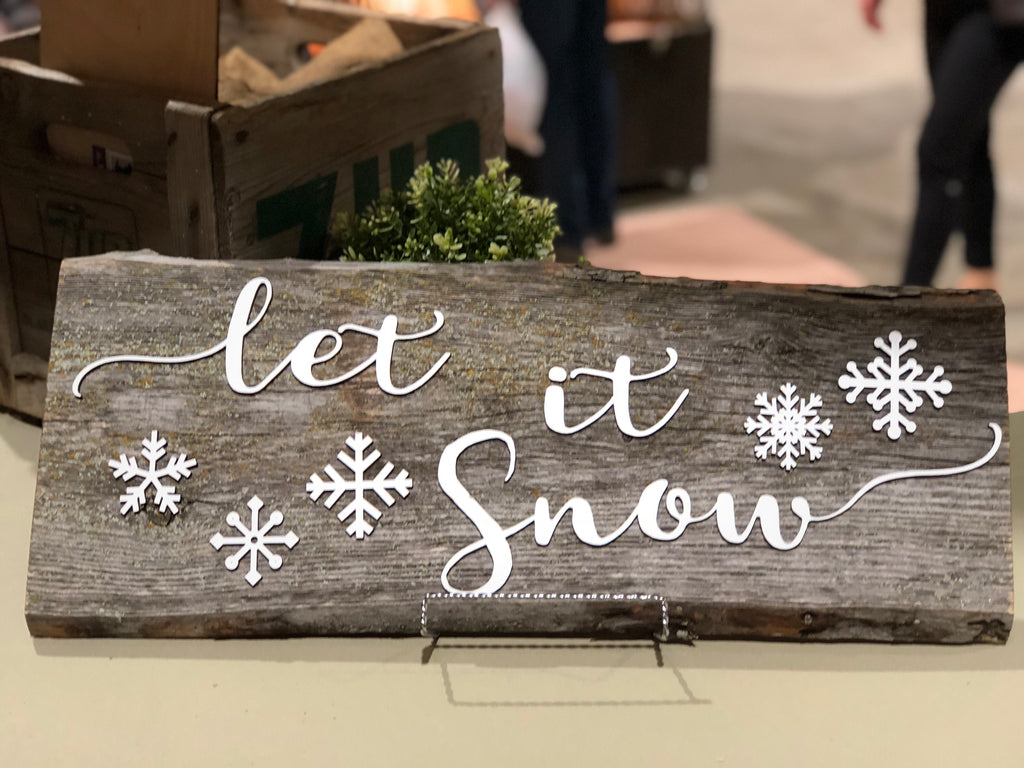 let it snow sign