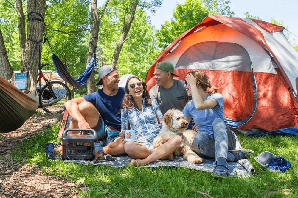 Enjoy family camping time