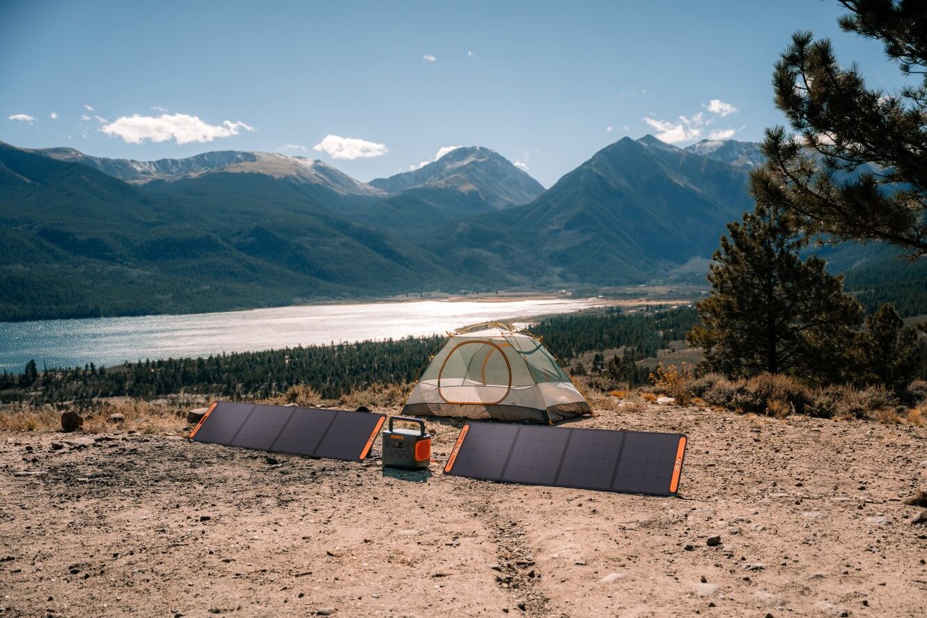 200w Portable Solar Panel With Jackery