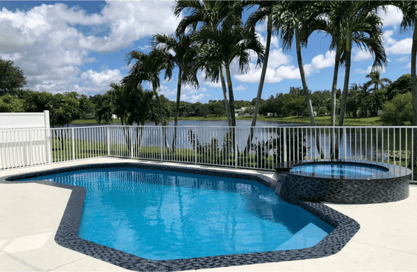 above ground pool with a deck budget backyard idea