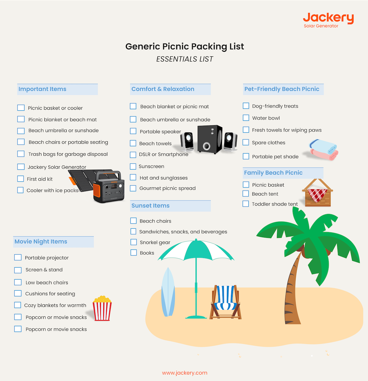 best picnic spot in dallas packing list