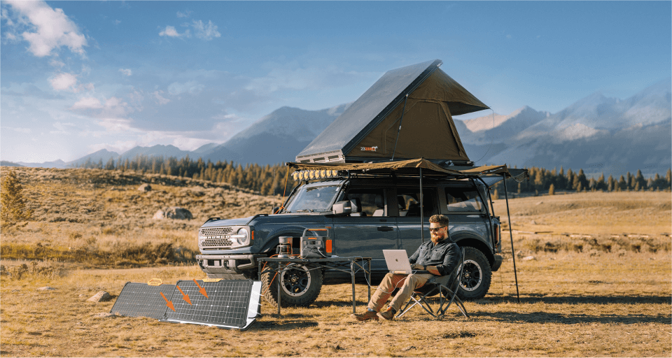 best portable solar panel with jackery