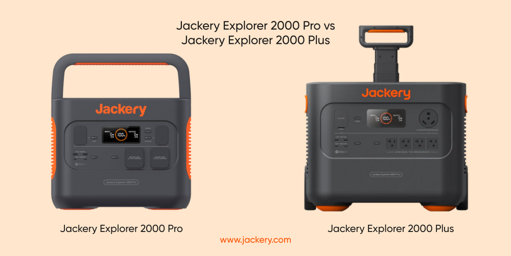 comparing jackery explorer 2000 pro and jackery explorer 2000 plus
