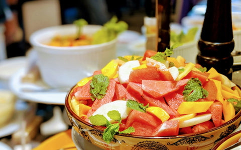 fruit salad for beach picnic