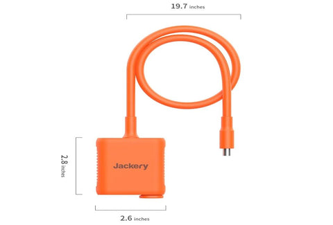 how does jackery solar panel connector work