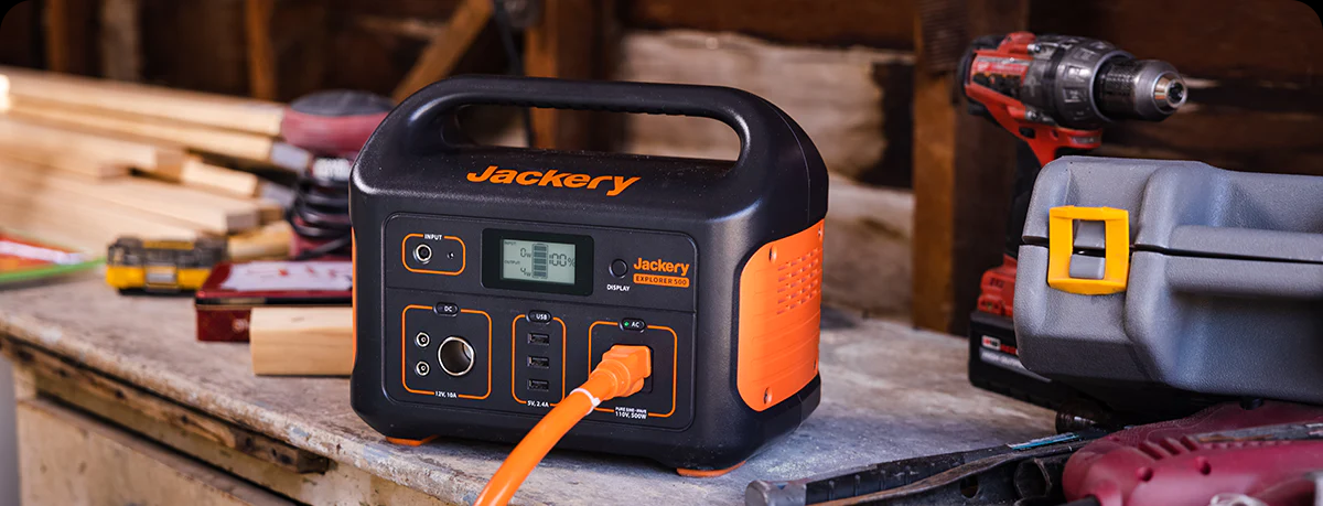 Cooking with a jackery 500 power station 
