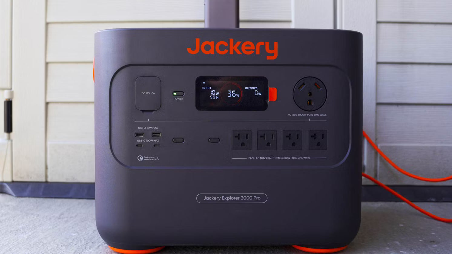 jackery 3000 pro combo front view