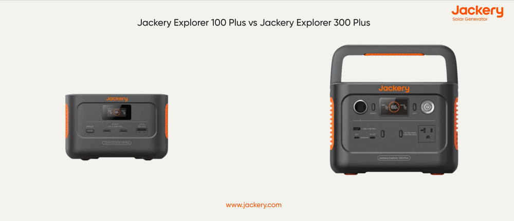 jackery explorer 100 plus vs jackery explorer 300 plus