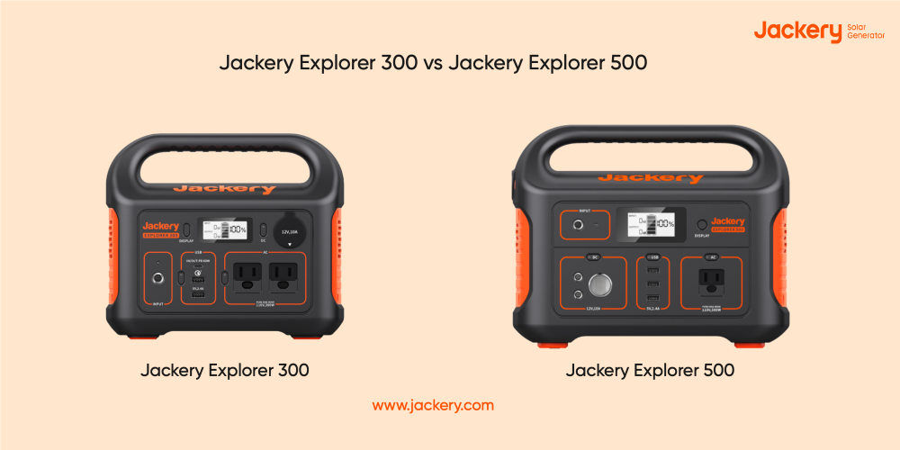 jackery explorer 300 vs jackery explorer 500