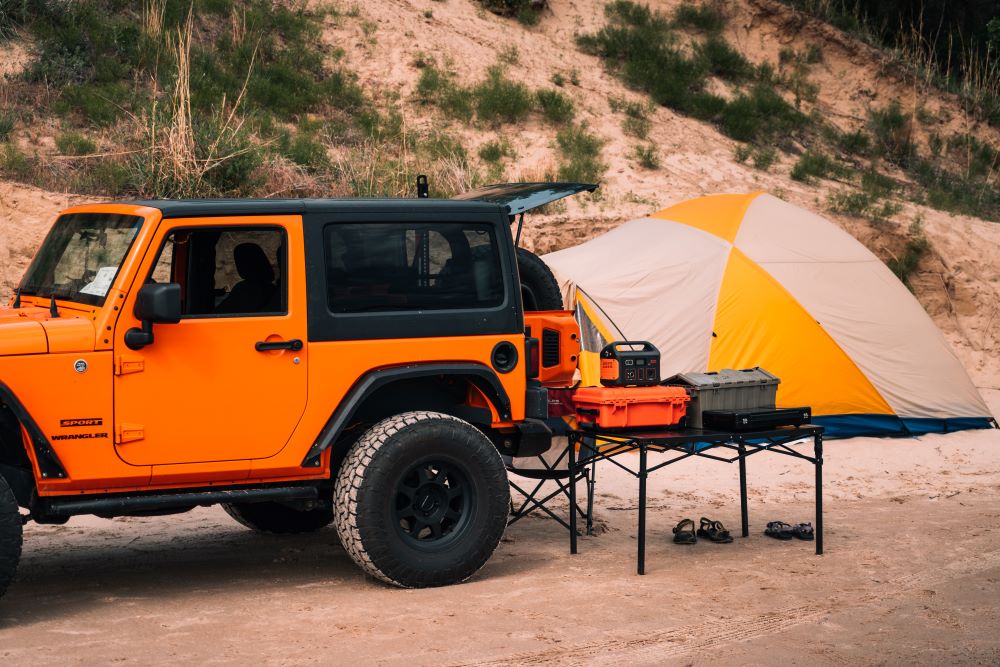 jackery explorer 500 for picnic in san diego