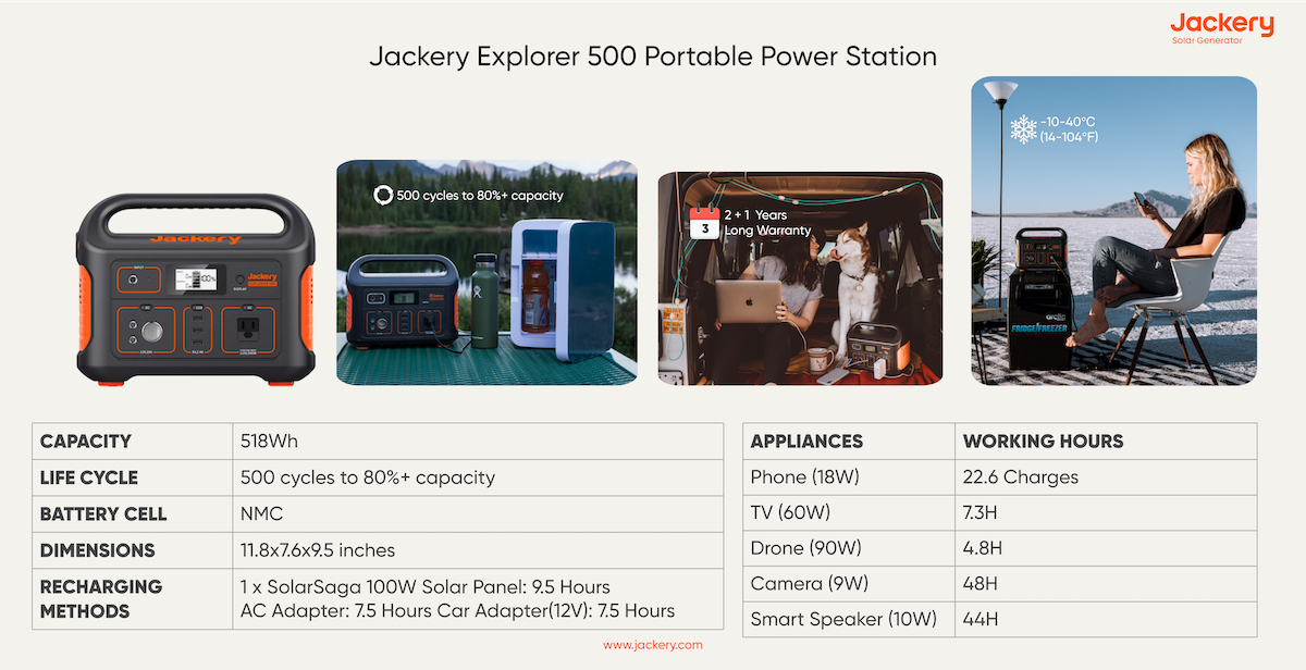 jackery explorer 500 portable power station