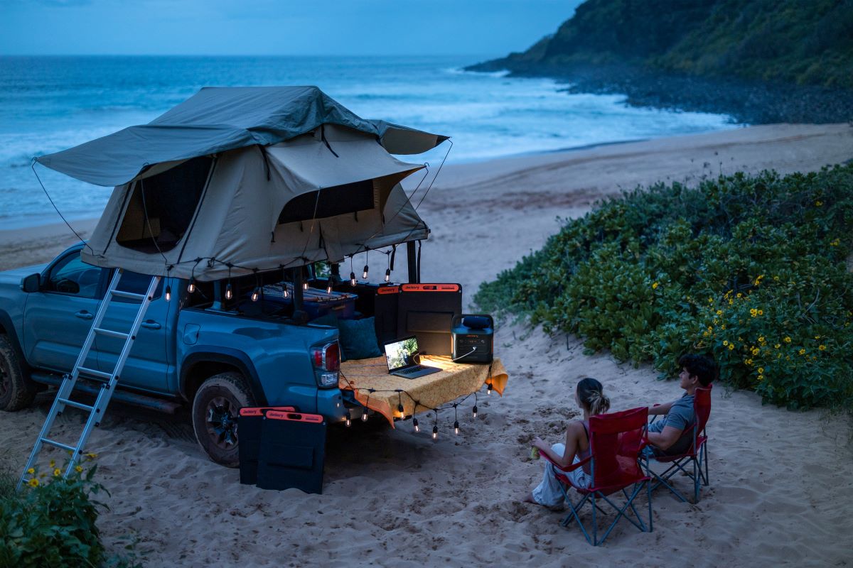 jackery solar generator 1000 plus for suv camping