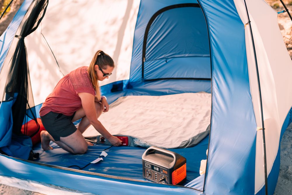 jackery solar generator 500 for festival camping