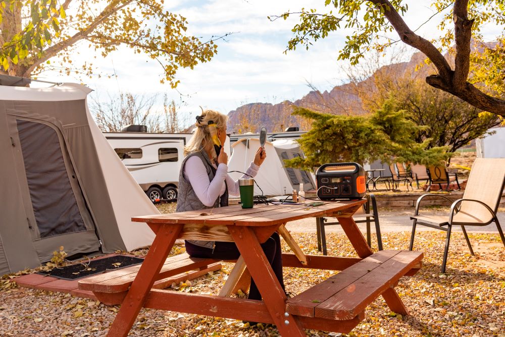 jackery solar generator 500 for nature photography