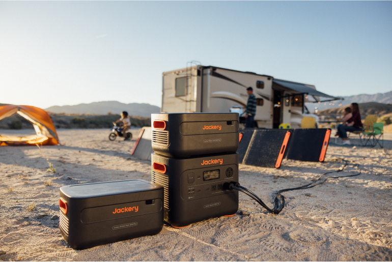 jackery solar generator 6000 kit for camping trailers