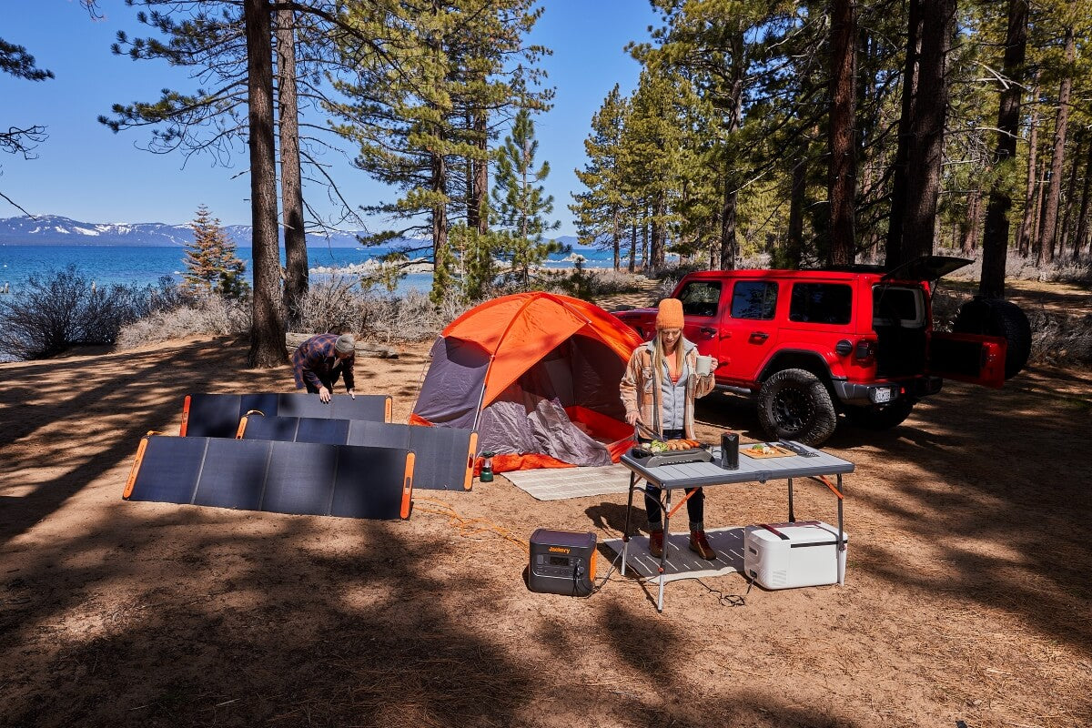 jackery solar generator for off grid camping