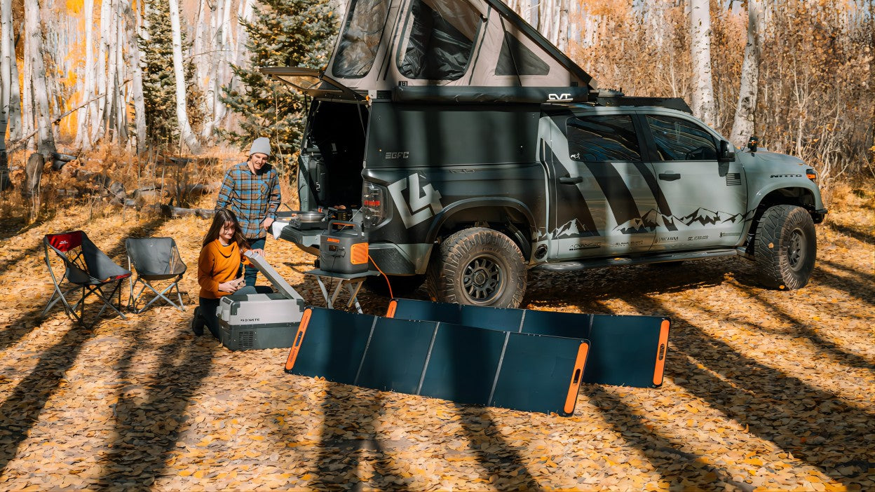 solar panel for pop up camper with Jackery