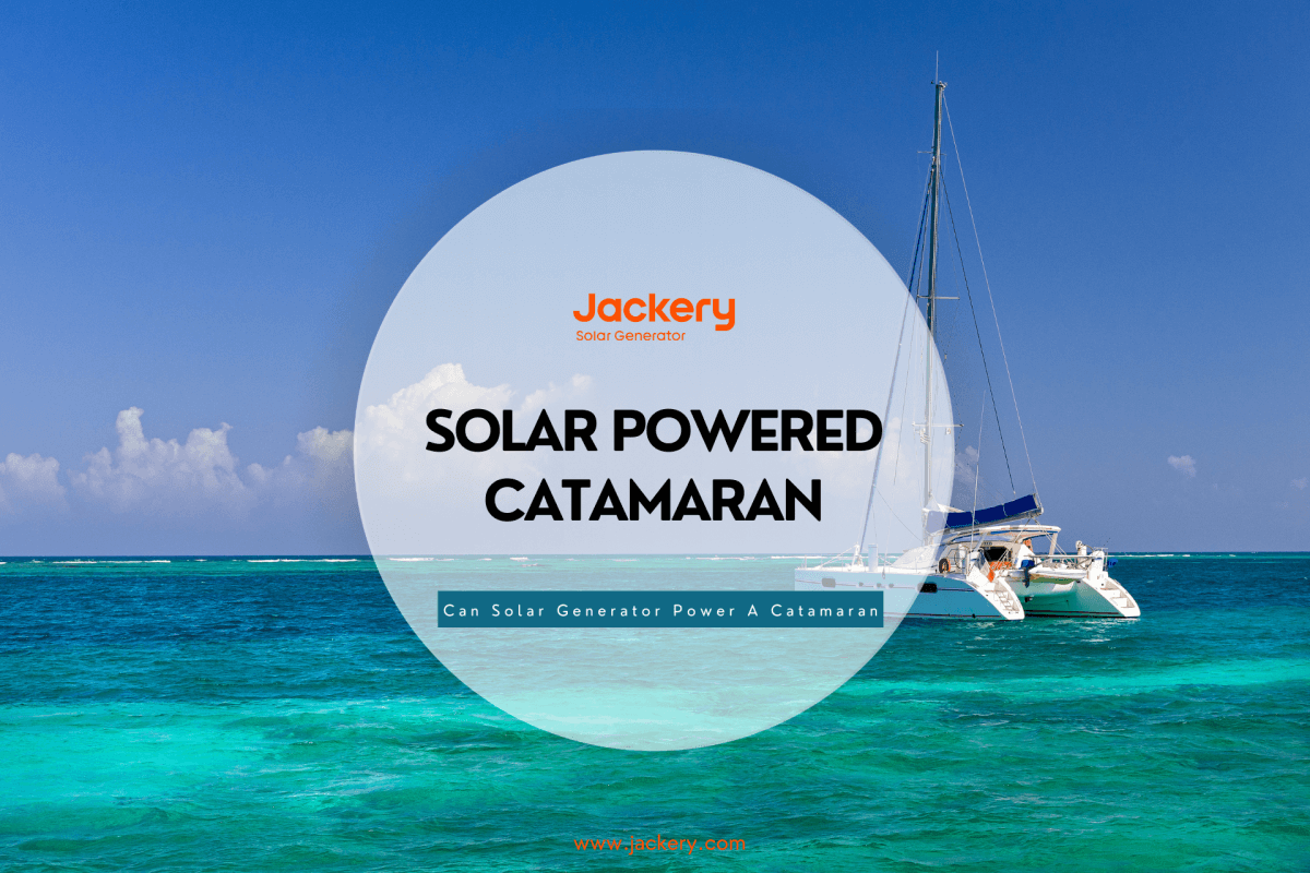 solar powered catamaran