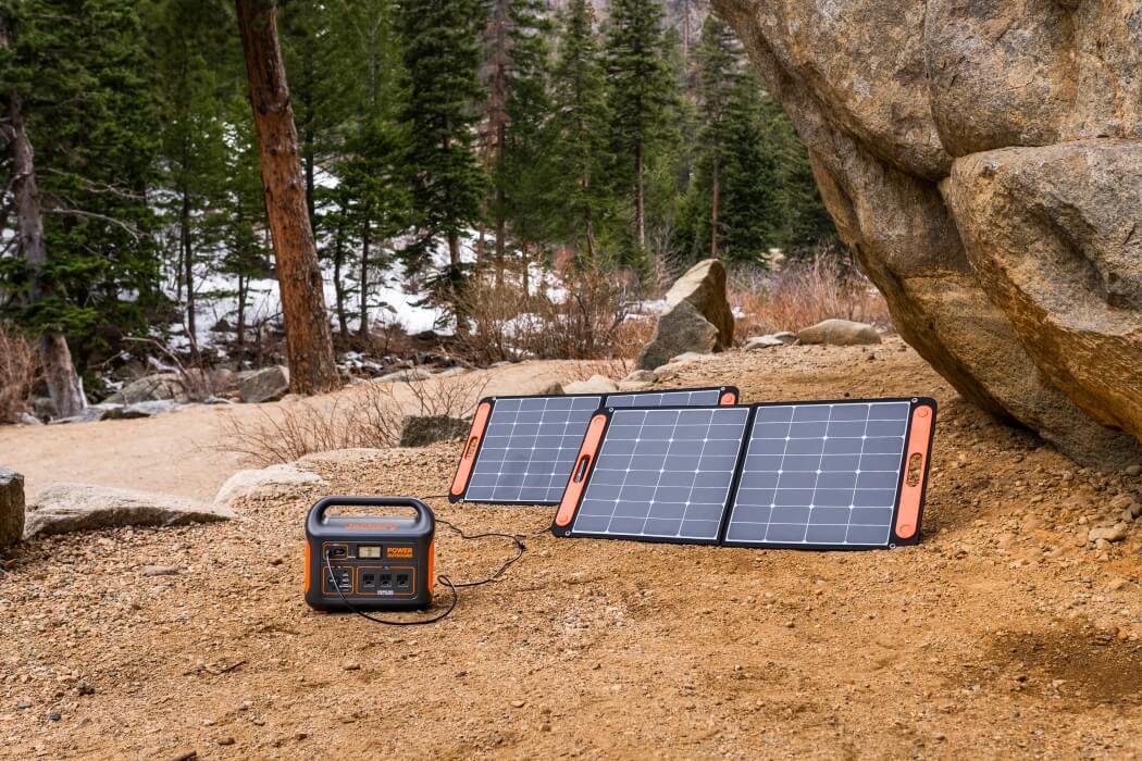 the best portable solar panel with jackery