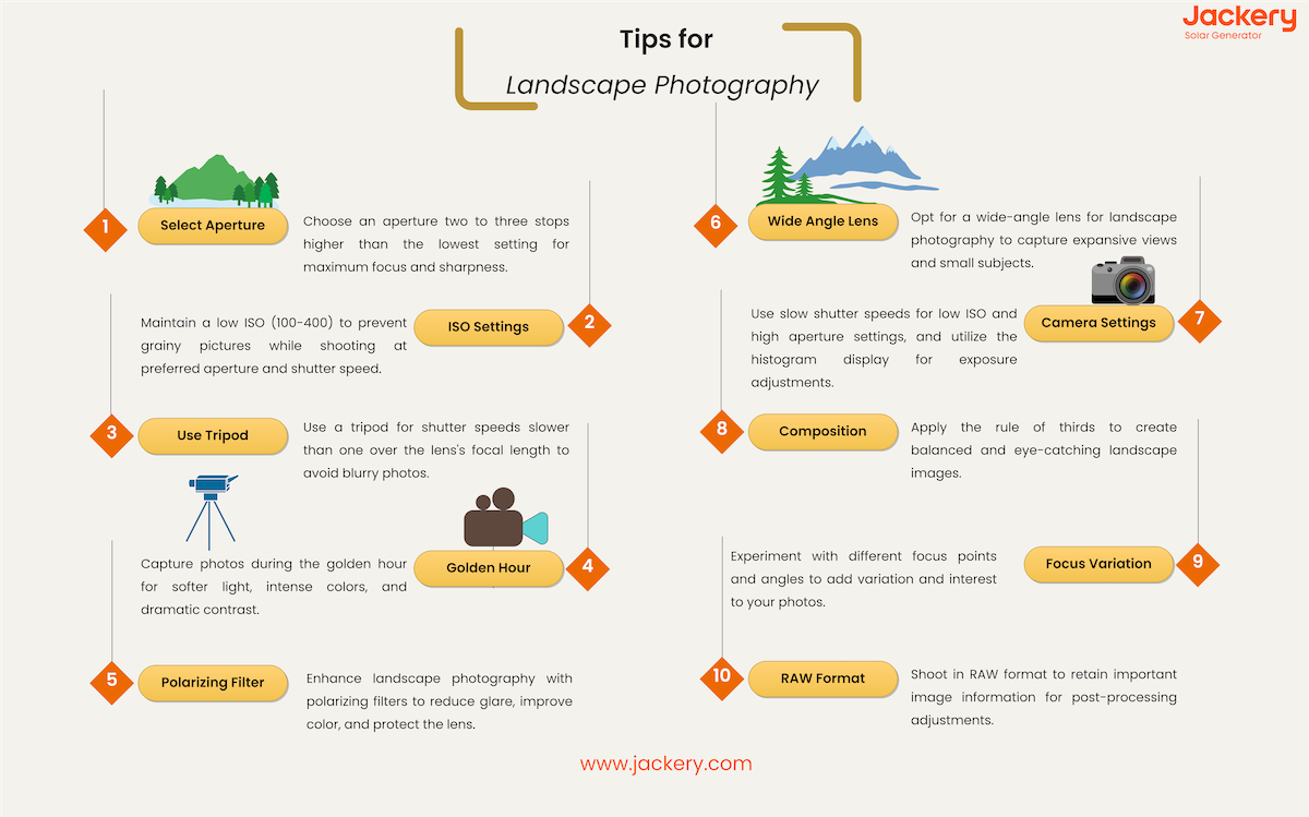 tips for landscape photography
