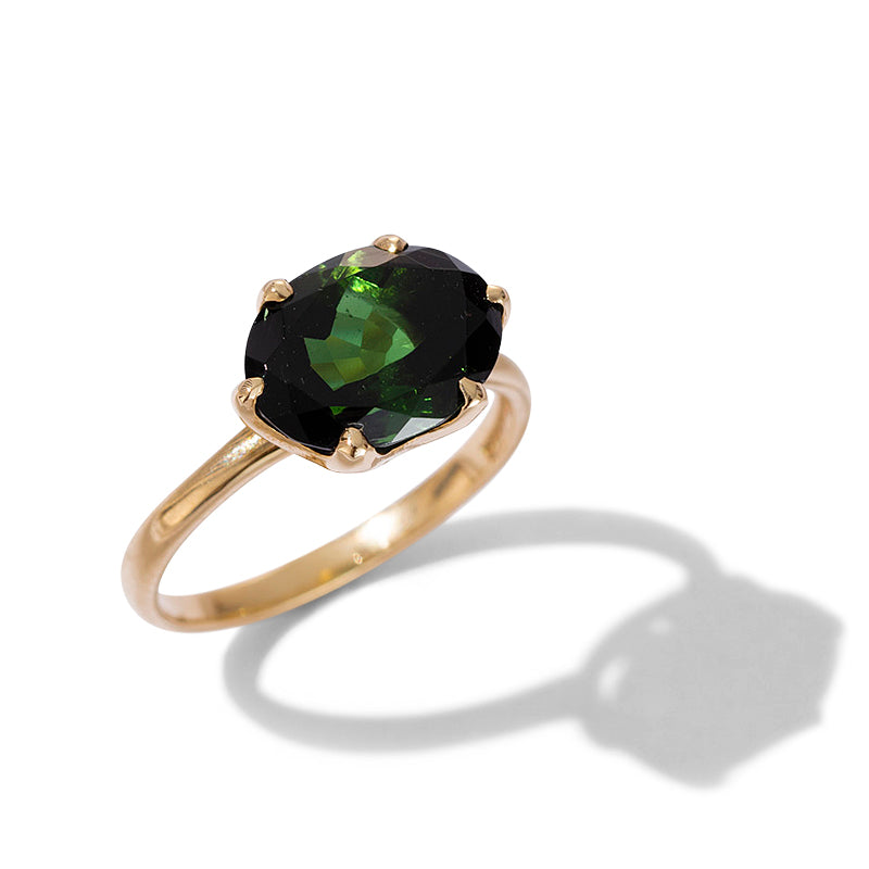 Green on sale citrine ring