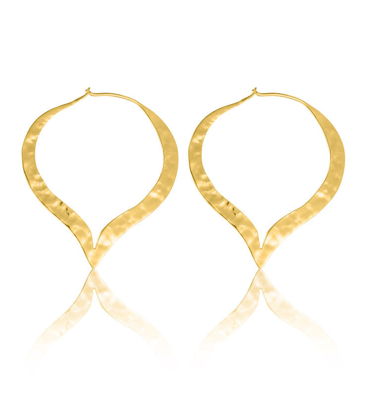 Arya Hoop, Earring, Gold – Kerry Rocks Jewellery
