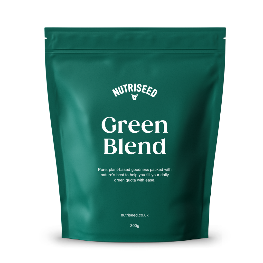 An image of Green Blend Superfood Powder | Nutriseed 3 Bags - 900g