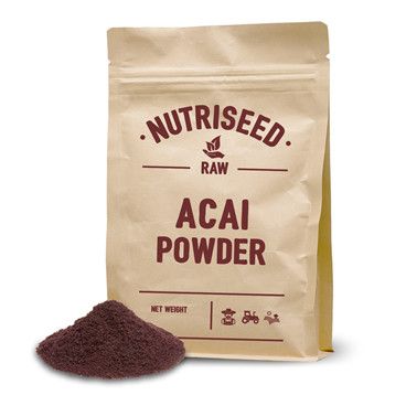 An image of Acai Powder - 100% Acai Berry, Vegan-Friendly, Gluten Free, Tastes Great in Smoo...