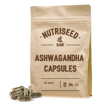 An image of Ashwagandha - Ashwagandha Capsules , Ashwagandha Root, 100% Vegan, and Gluten Fr...