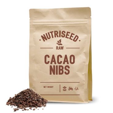 An image of Cacao Nibs - 250g Raw Cacao Nibs, 100% Vegan & Gluten Free, Packed Full of Prote...