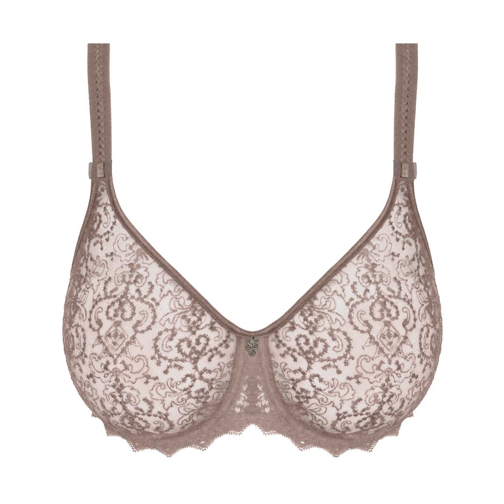 N42042B BRA EMBROIDERED SOFTCUP 42B NUDE M-FRAME KATE ( EA 1