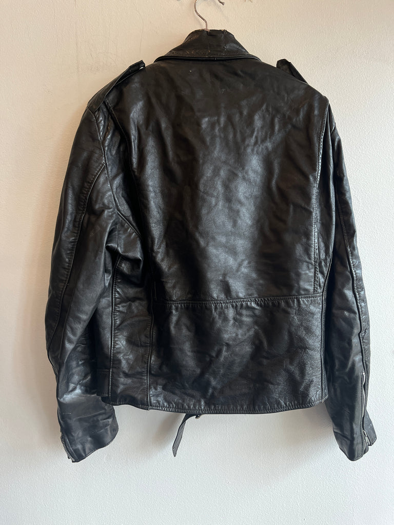 Vintage 1970’s Brooks Leather Motorcycle Jacket – La Lovely Vintage