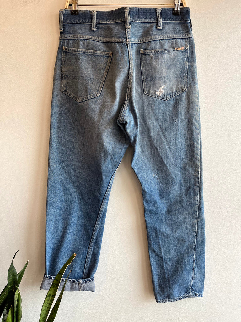 Vintage 1950's JCP Foremost Half-Selvedge Denim Jeans – La Lovely