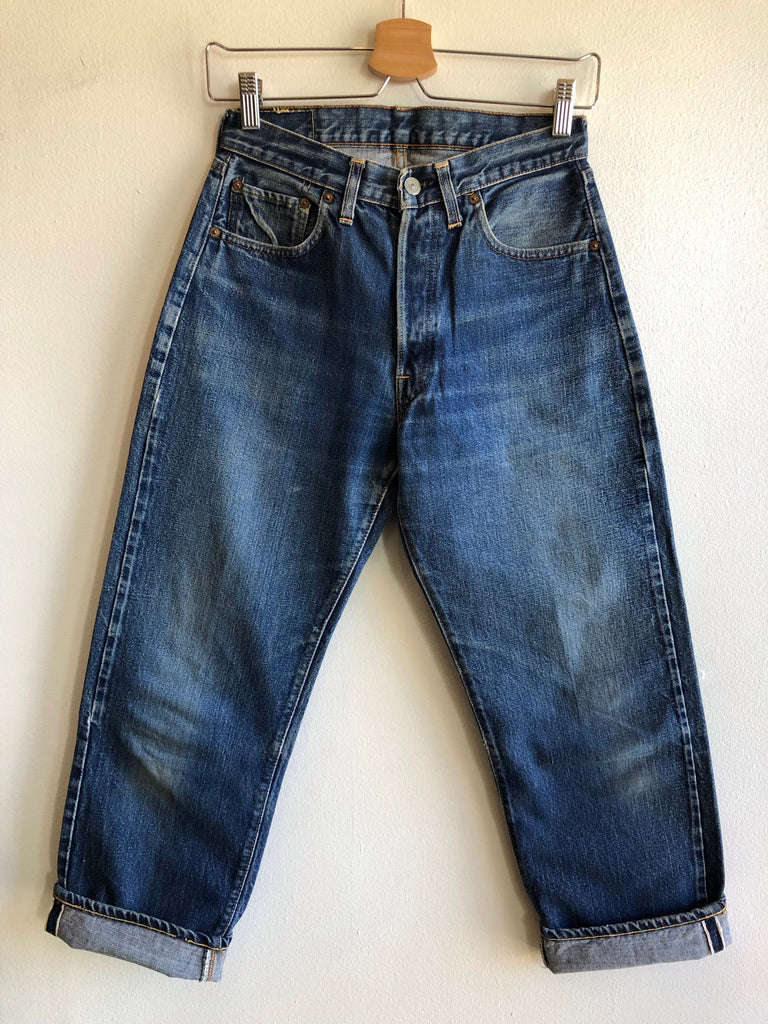Vintage 1960’s Levi’s “Big E” 501 Selvedge Denim Jeans – La Lovely Vintage