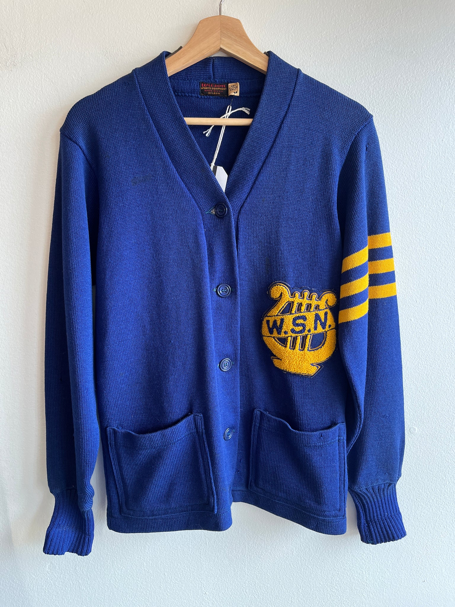 Vintage 1950's Western Society of Naturalists Varsity Cardigan