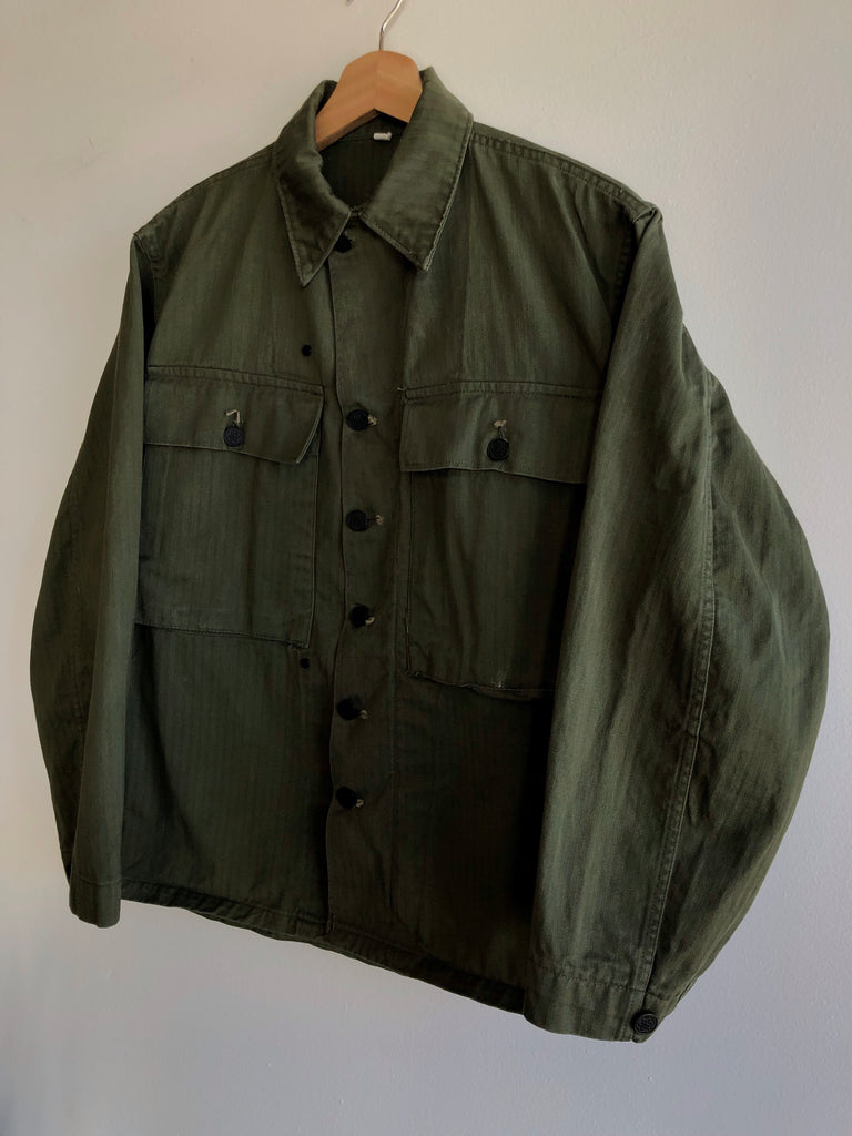 Vintage 1940/50's U.S. Army HBT 13-Star Button Up Shirt – La