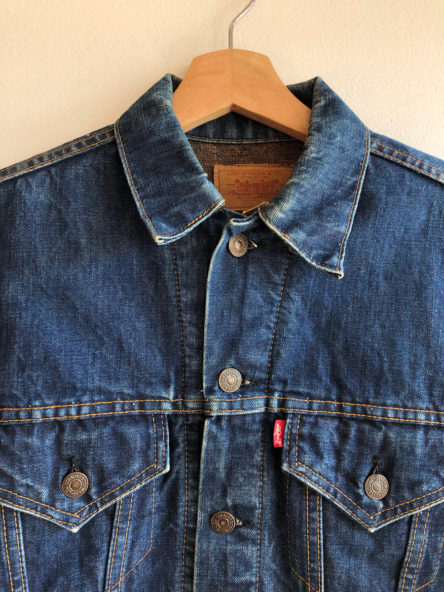 Vintage Big E Levi's Type 3 Troy Blanket Lined Denim Trucker Jacket – La  Lovely Vintage