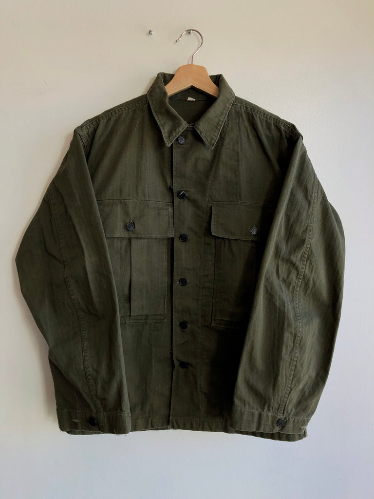 Vintage 1940/50's U.S. Army HBT 13-Star Button Up Shirt – La