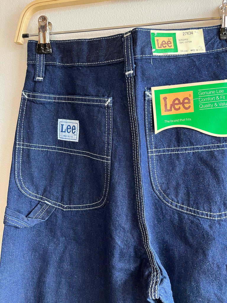 Vintage 1970’s/1980’s Lee Denim Carpenter Jeans – La Lovely Vintage