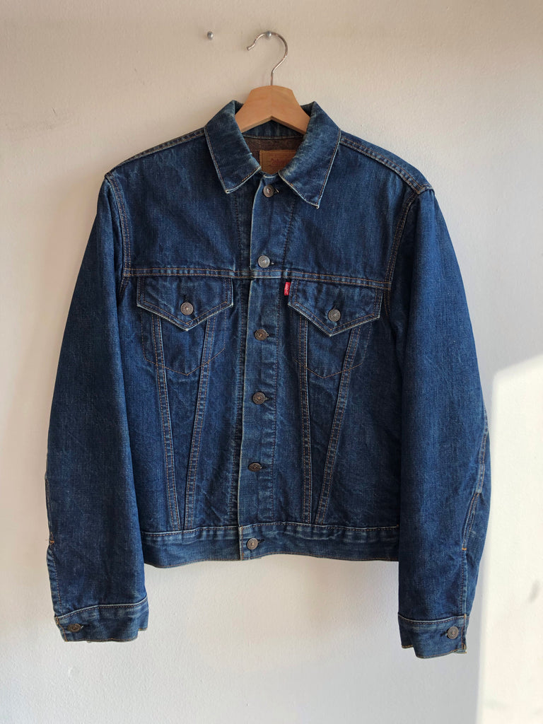 Vintage Big E Levi's Type 3 Troy Blanket Lined Denim Trucker Jacket – La  Lovely Vintage