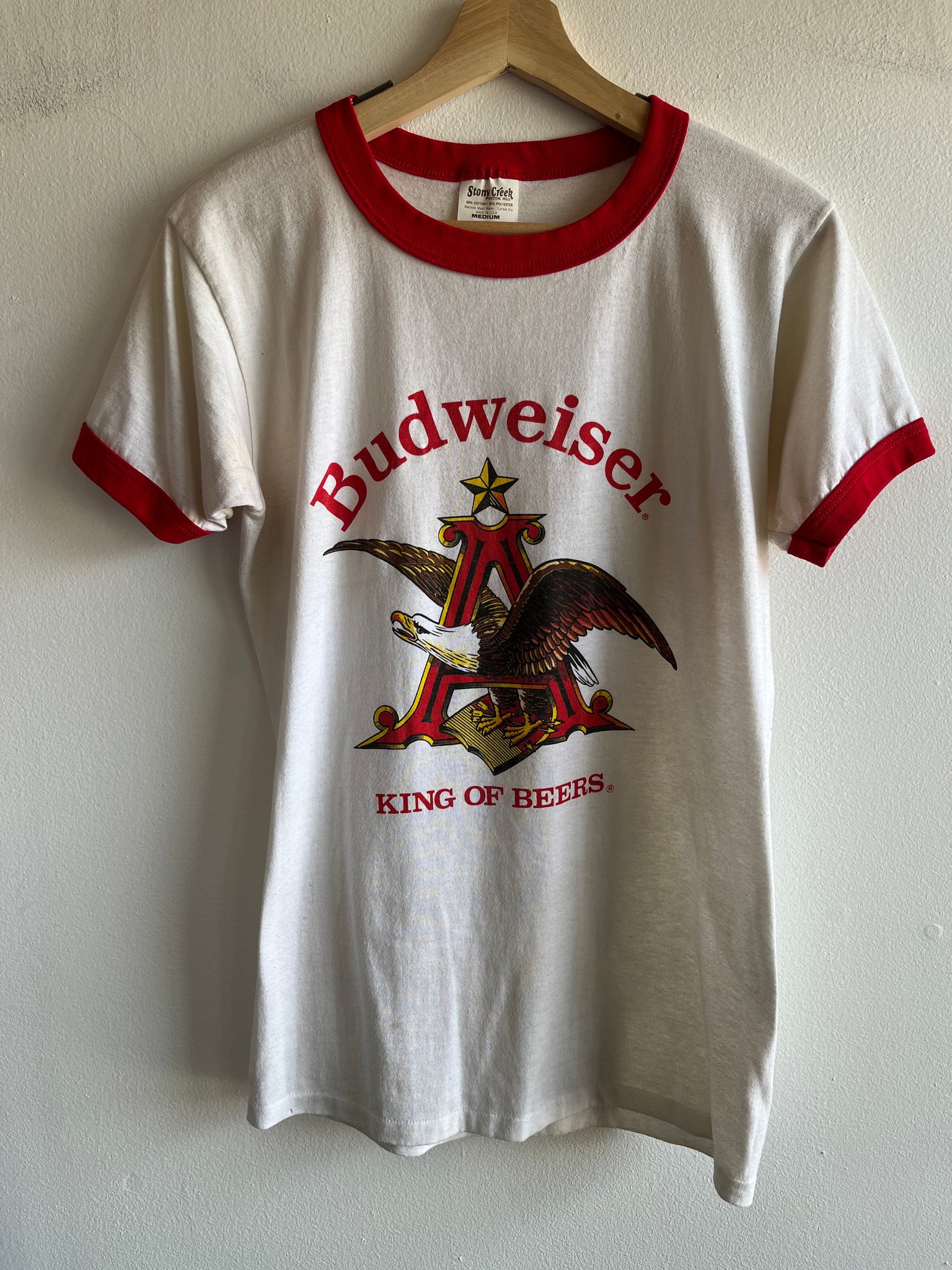 Vintage 1970's Budweiser Ringer T-Shirt – La Lovely Vintage