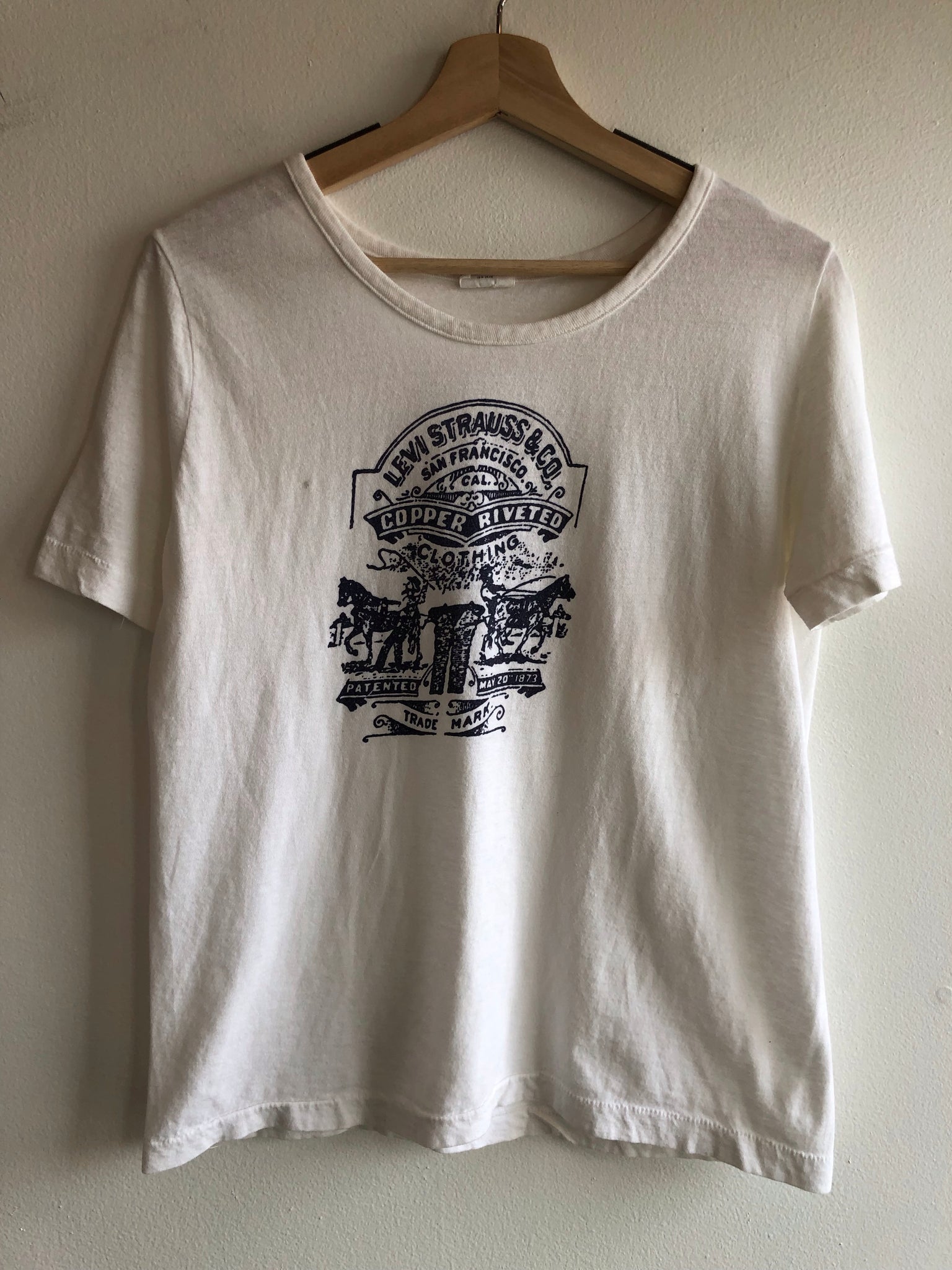 Stoffelijk overschot muis of rat passage Vintage 1960's Levi Strauss & Co. T-Shirt – La Lovely Vintage