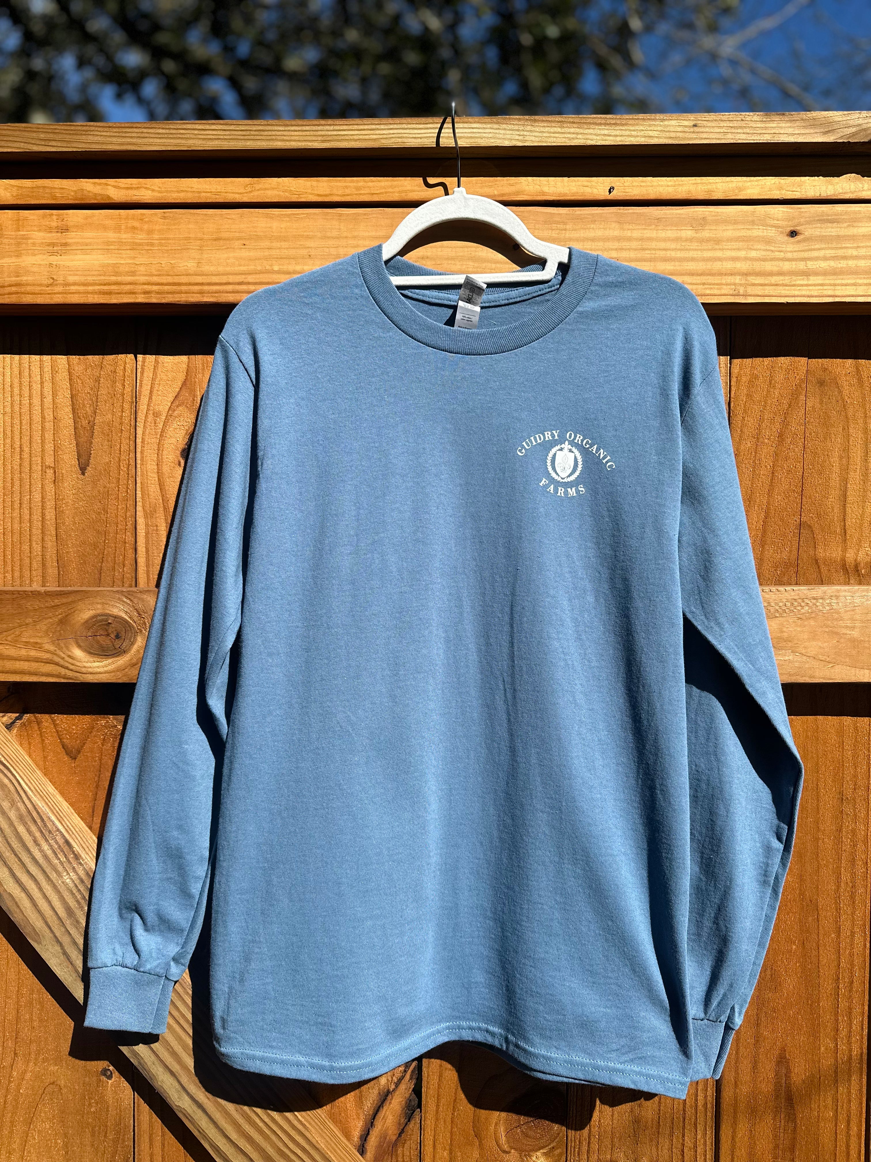 Indigo Blue Long Sleeve Tshirt