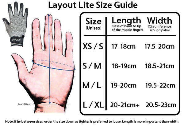 Layout Lite Size Guide